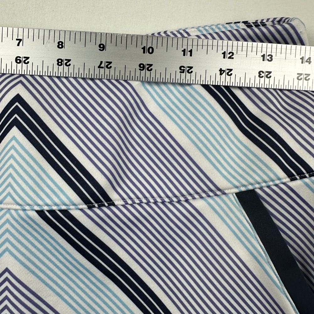 Adidas Golf Skort Skirt Sz Small Pickleball Shorts Blue White Chevron ClimaCool - Picture 5 of 8